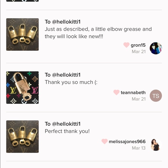 Set of 2 Louis Vuitton Locks & Keys - Picture 6 of 8